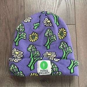 Parks Project Good Vibes Purple Shroom Unisex Adult Winter Hat Beanie